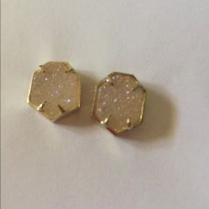 Kendra Scott Iridescent Drusy Stud Earrings